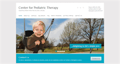 Desktop Screenshot of centerforpediatrictherapy.com